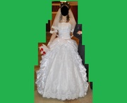 пышное свадебное платье 